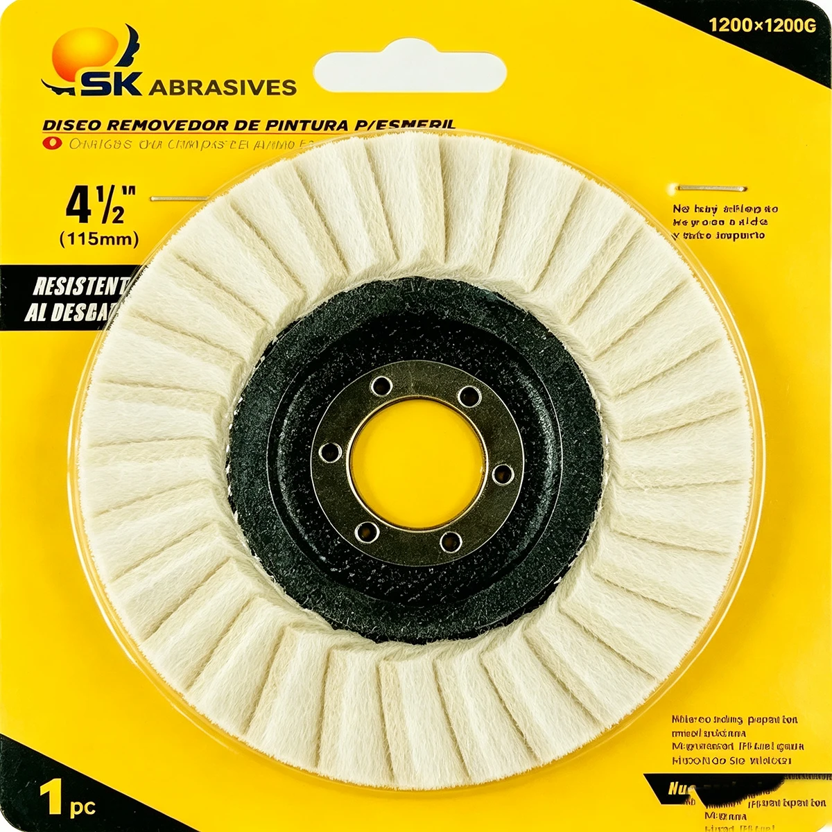 100%Wool 3mm Thickness Wool Felt Polishing Disc
