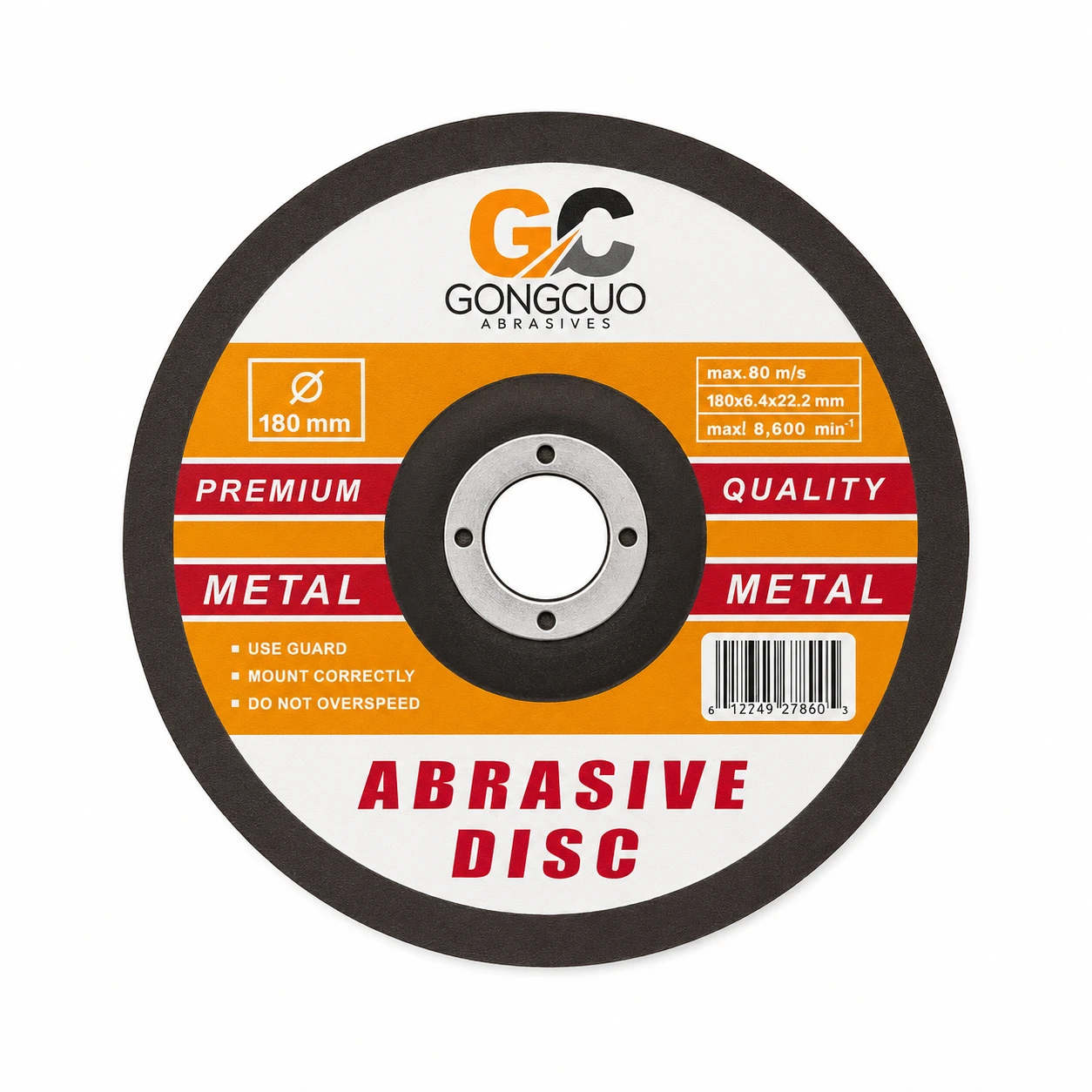 100mm X 6.0 X 16mm Metal Grinding Wheels