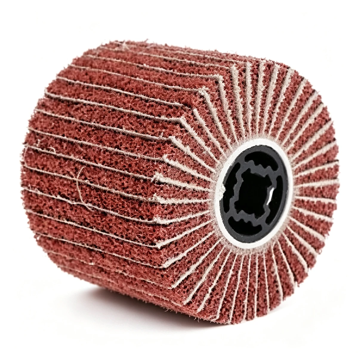 120x100x20mm 4-4/5" Interleaf Flap Wheels Non-woven Buffing Abrasive Flap Wheel Wire Drawing Polishing Burnishing Wheel for Polishing, 4