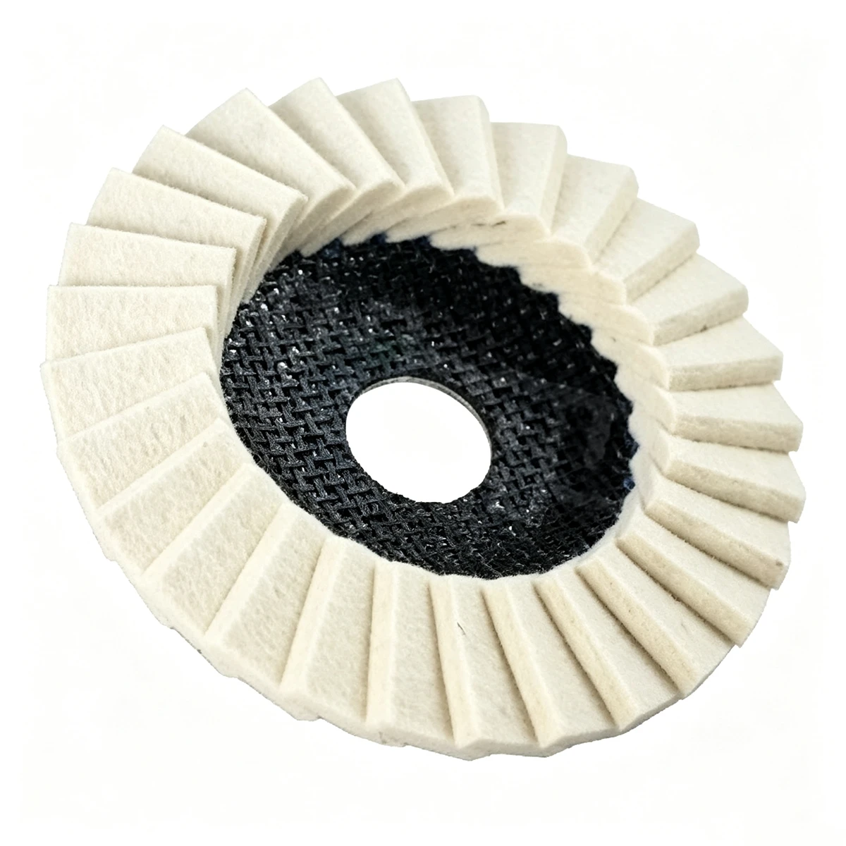 125/22.23 Hard Felt Flap Disc with Wool