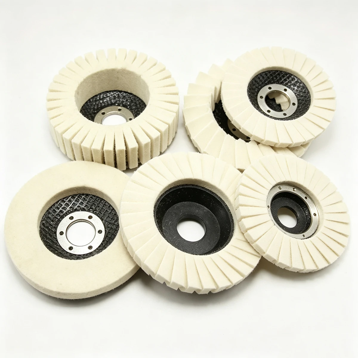 125X22.2mm Felt Polishing Flap Disc thumbnail 2