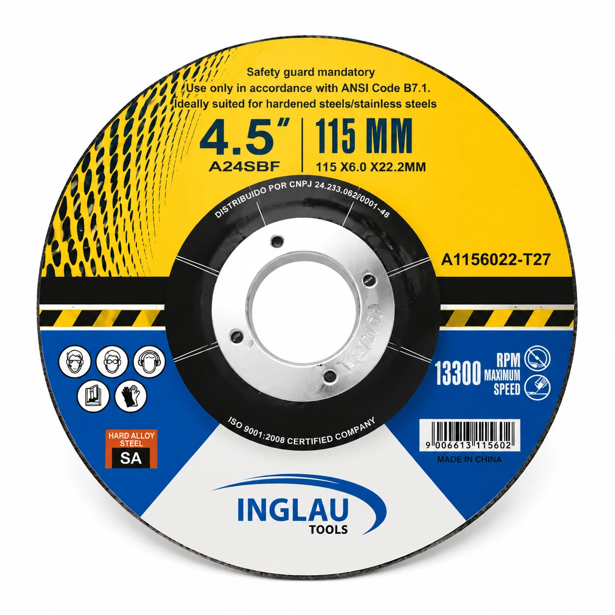 125x3x22 Bonded Abrasive Grinder Cutting Disc Stone thumbnail 6