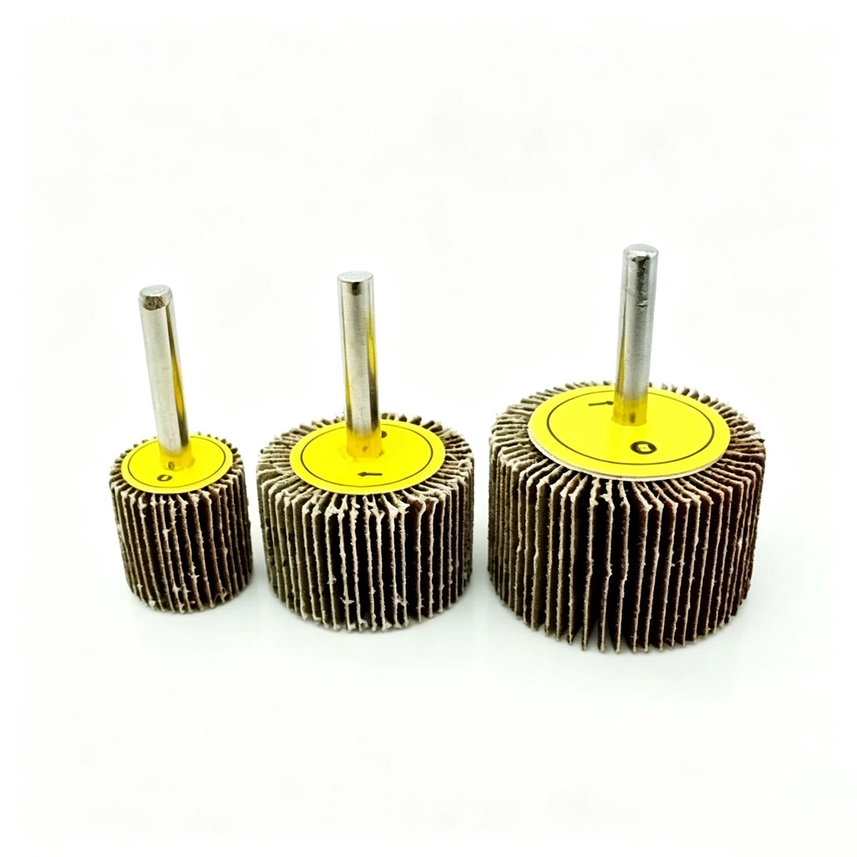 20*20mm Abrasive Flap Wheel with Shaft thumbnail 2