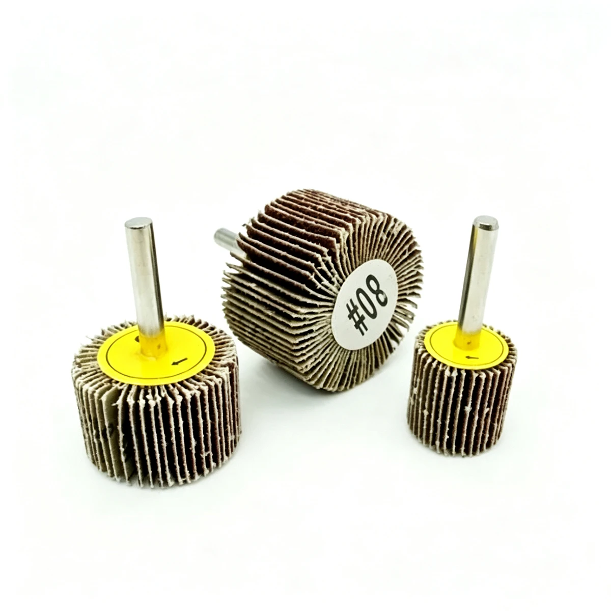 20*20mm Abrasive Flap Wheel with Shaft thumbnail 4