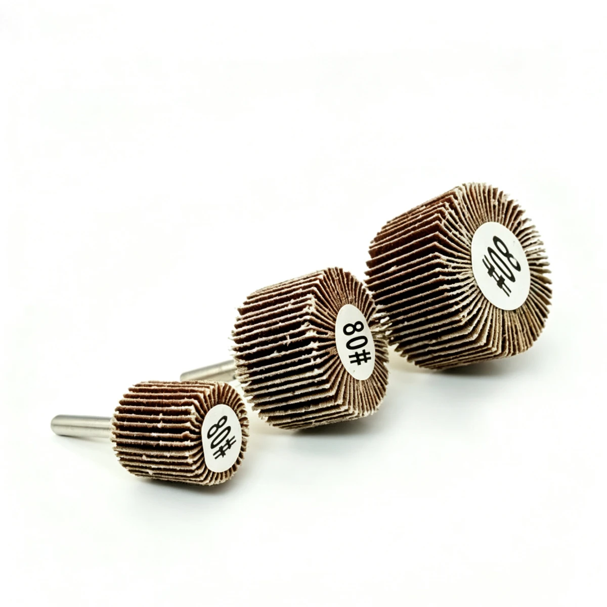 20*20mm Abrasive Flap Wheel with Shaft thumbnail 6