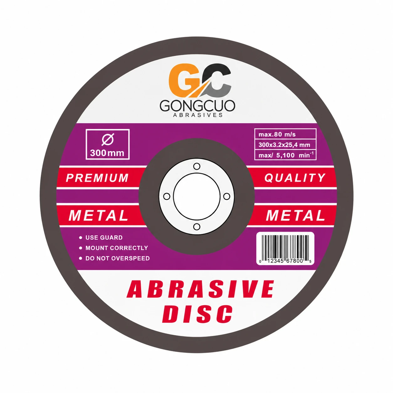 300mm Steel Abrasive Cutting Wheel thumbnail 6
