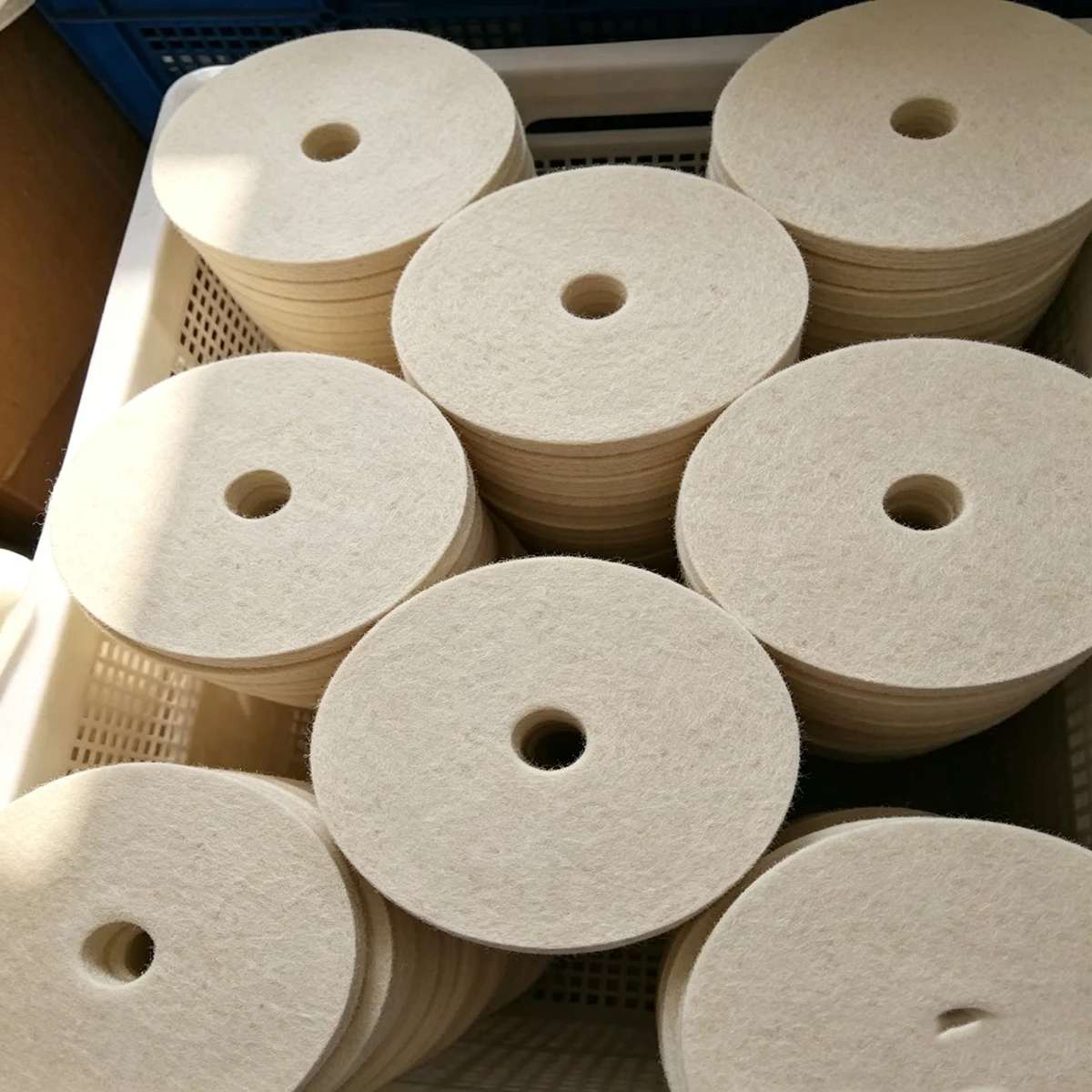 4" Wool Felt Polishing Pad Flap Disc Angle Grinder Accessories