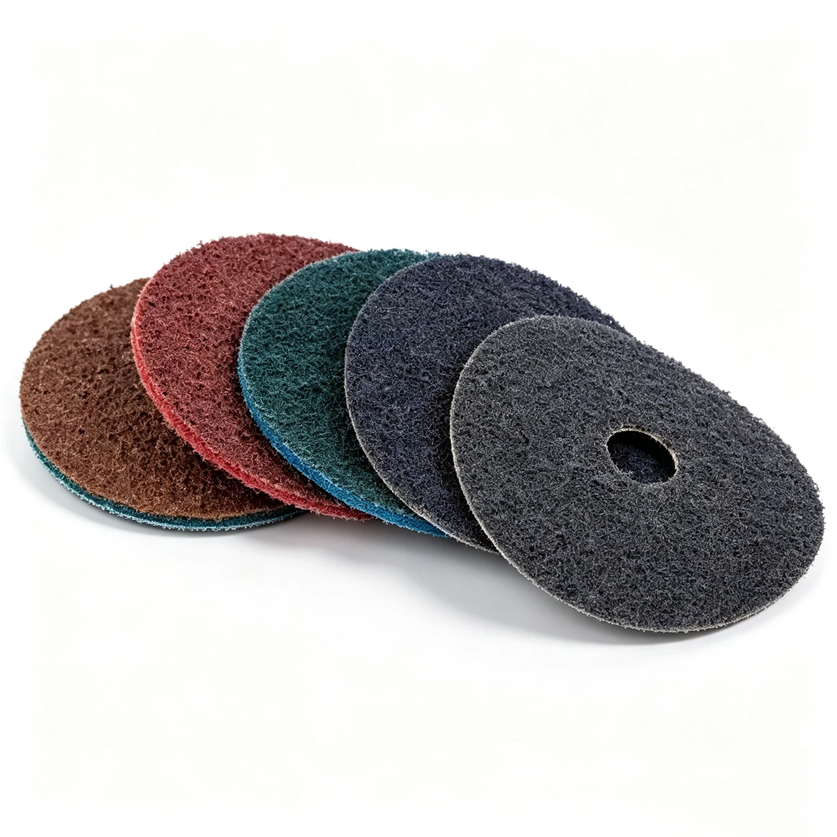 5in x 7/8in Finish Duty Surface Conditioning Center Hole Hook & Loop Disc, MED thumbnail 4