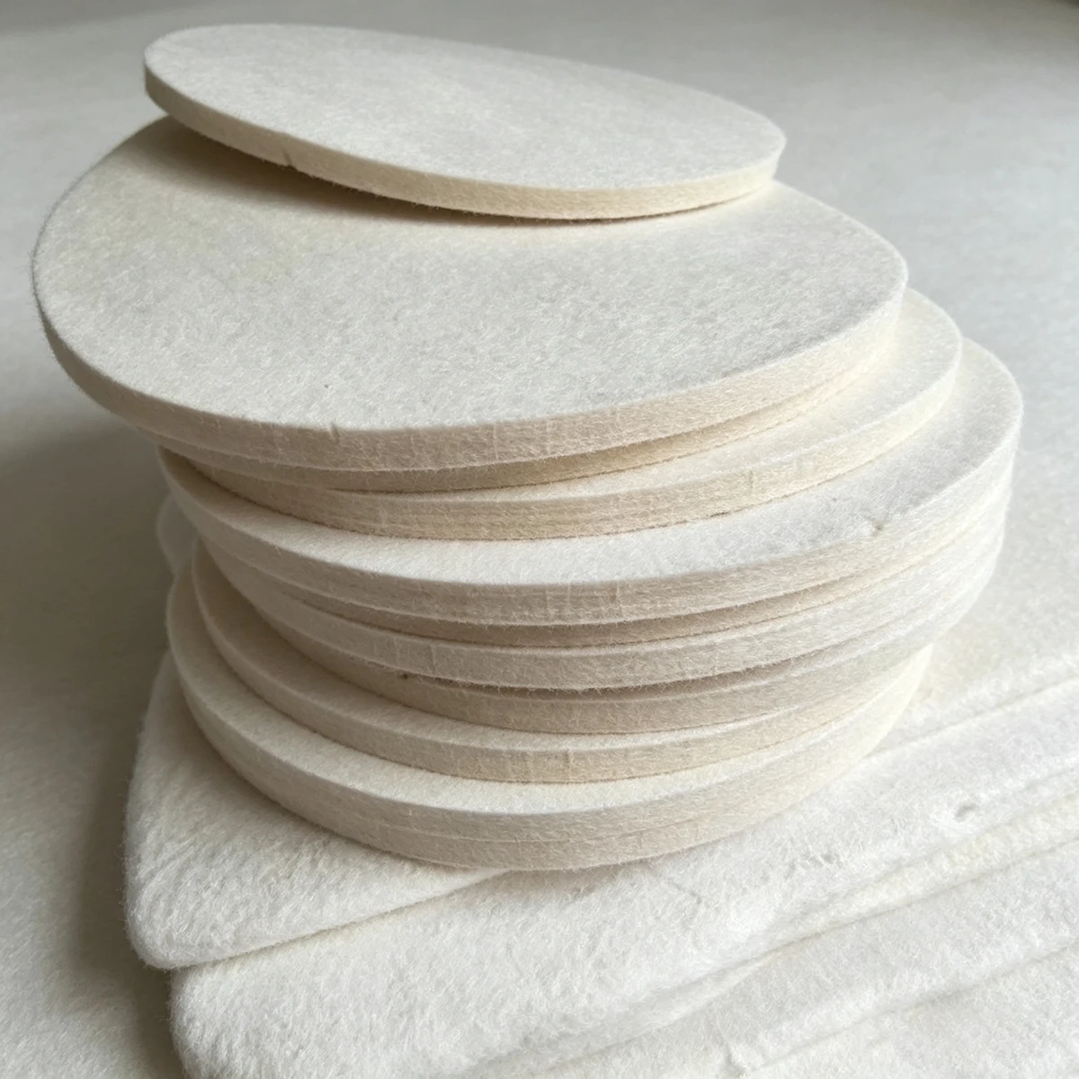 75mm Felt Wheels with Velcro thumbnail 3