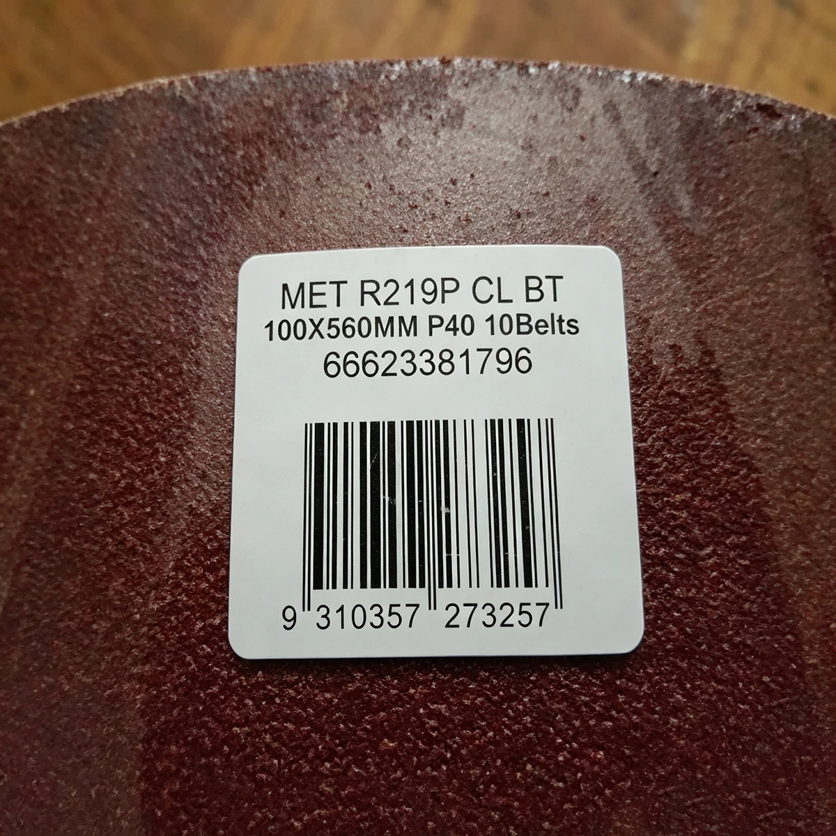 80 Grit, 4" X 36" Abrasive Belt with Aluminum Oxide thumbnail 4