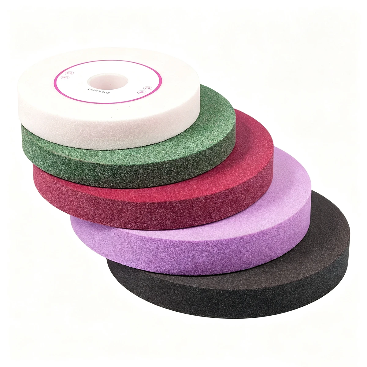 Bench Grinding Wheel, Silicon Carbide, 8" Diameter, 1" Thick, 1-1/4" Arbor Hole, 120 Grit, 3600 Maximum RPM thumbnail 3