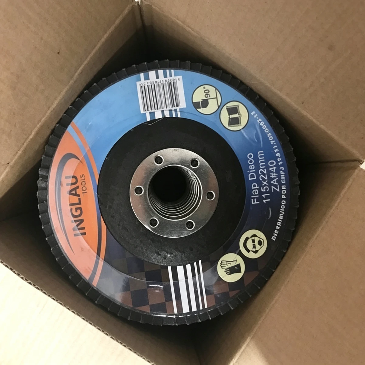 GC Abrasives 115 X 22.2mm Abrasive Grinding Flap Disc with Zirconium