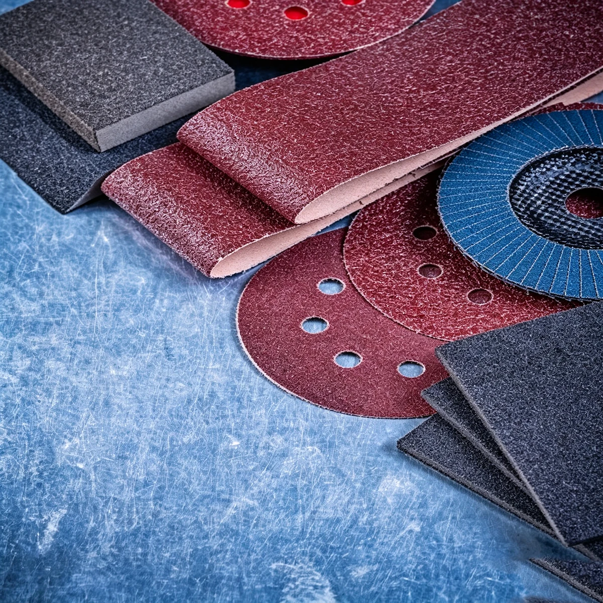 GC Abrasives 8 Holes Sanding Discs 40 Grit 5 inch Hook and Loop Sandpaper Assortment for Random Orbital Sander thumbnail 4