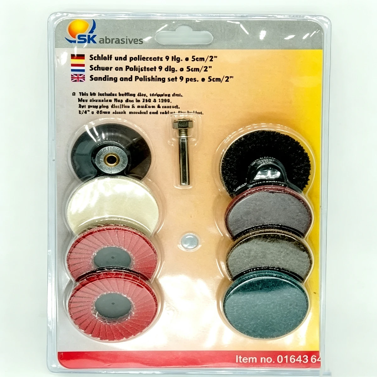 GC Abrasives Mini Flap Disc, Quick Change, 80-Grit, 2-Inch