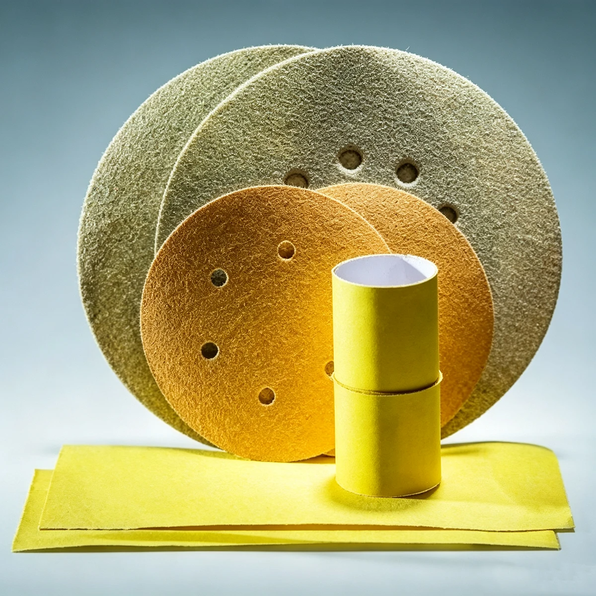 GC Abrasives PSA Sanding Discs 6 Inch, 120/180/240/320/400/600/800 Grit Adhesive Backed for Random Orbital Sander