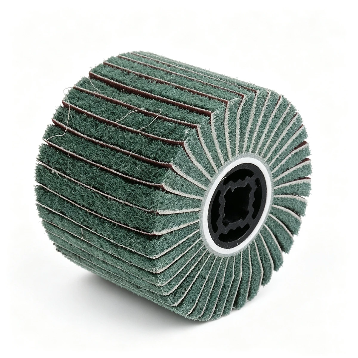 Green Sand Cloth Wire Drawing Wheel Polishing Wheel Brush thumbnail 3