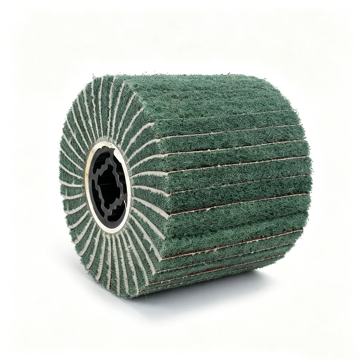 Green Sand Cloth Wire Drawing Wheel Polishing Wheel Brush thumbnail 4