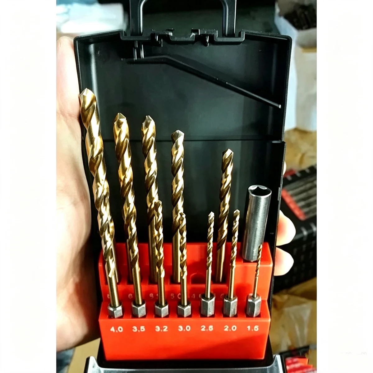 HSS Straight Shank Twist Drill -Screw Machine Length with Rolled thumbnail 4