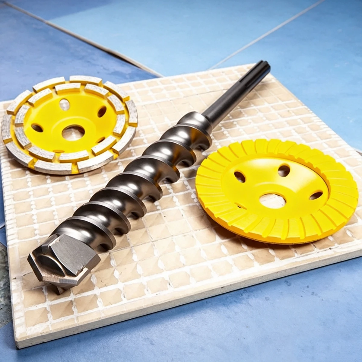 SDS-Plus Hammer Drill Bit with Flat Head Sandblasting Finish thumbnail 3