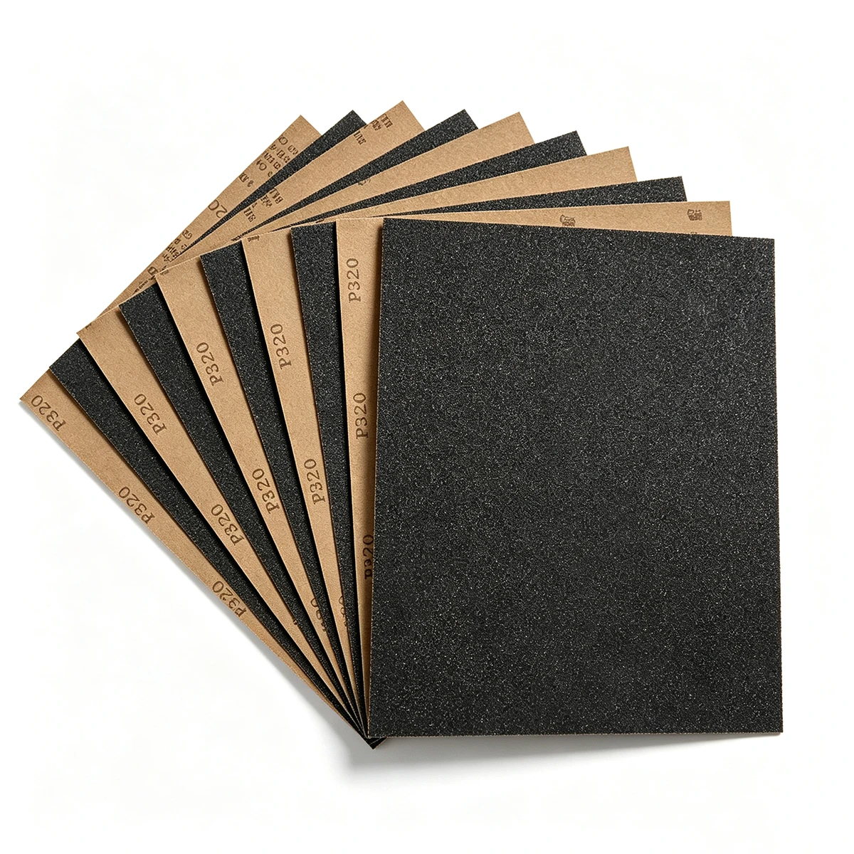 Wet and Dry Sandpaper 320 Grit Sanding Sheets 10 Pieces 230x280mm Abrasive Sanding Paper for Furniture, Automotive, Metal, Plastic, Wall Coat