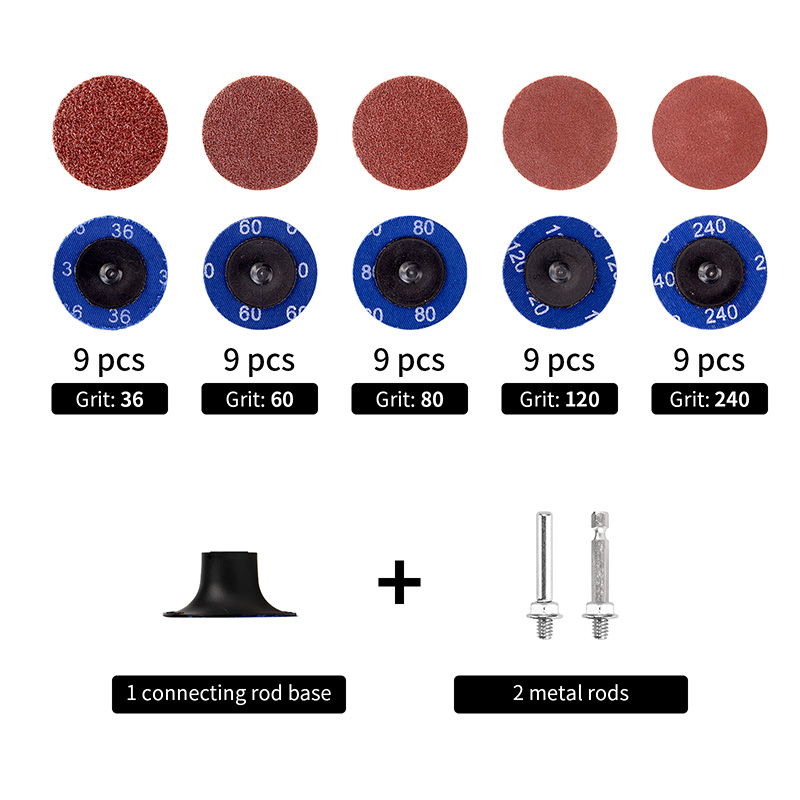 Inglau Tools-Coated Abrasives-Quick Change Discs