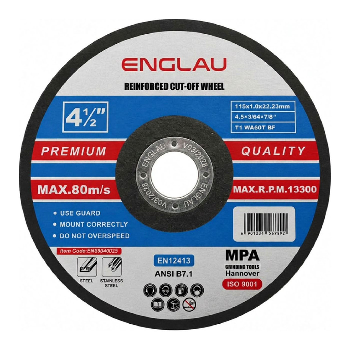 Cutting Discs - 115 x 1.0 x 22mm - Stainless Steel Precision Discs